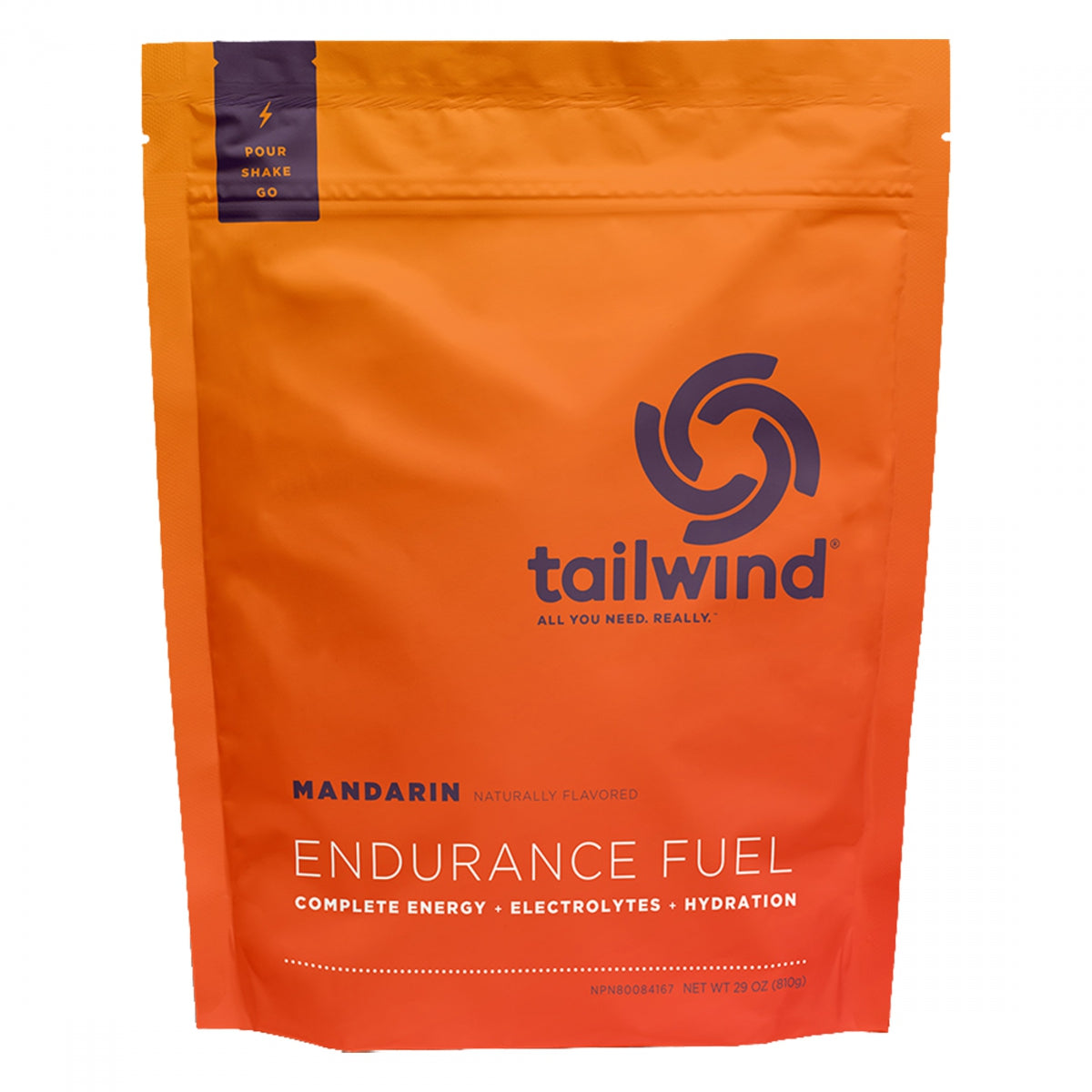 TAILWIND NUTRITION FOOD TAILWIND ENDURANCE MANDARIN ORANGE 29OZ BG - TAILWIND NUTRITION