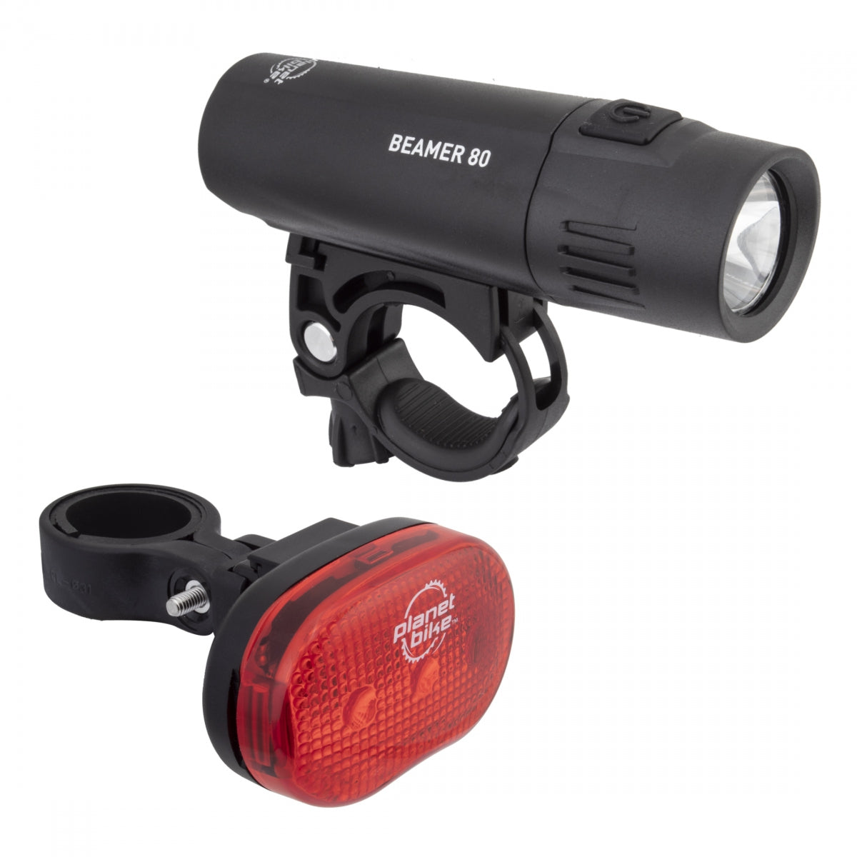 PLANET BIKE LIGHT PB COMBO FRT BEAMER 80 Rear BLINKY3 - PLANET BIKE