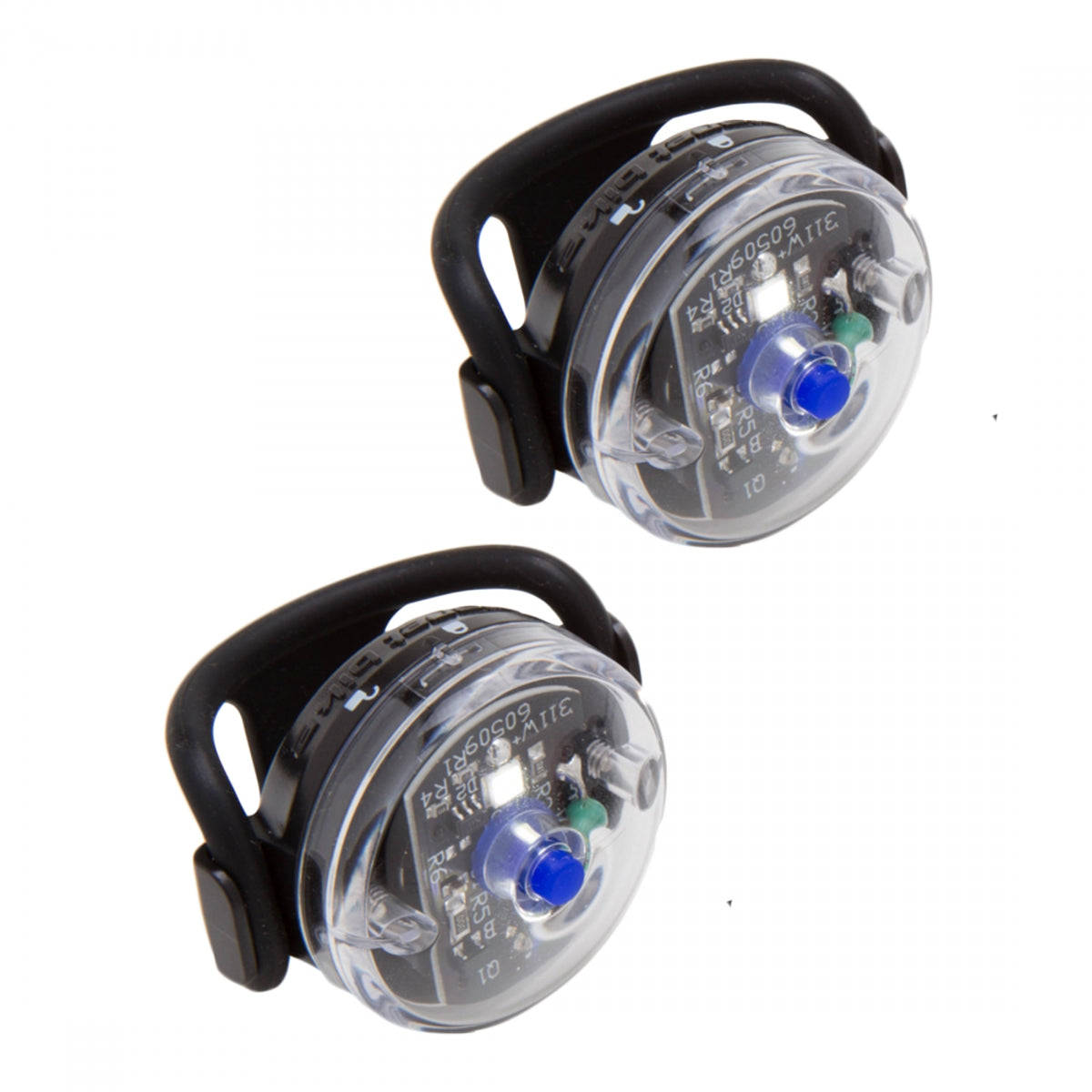 PLANET BIKE LIGHT PB COMBO BUTTON BLINKY SAFETY SIDE YEL-LIGHT F&R - PLANET BIKE