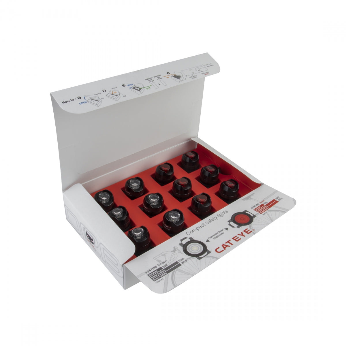 CATEYE POP CATEYE SL-LD160 6-FRONT/6-REAR COUNTER DISPLAY - CATEYE