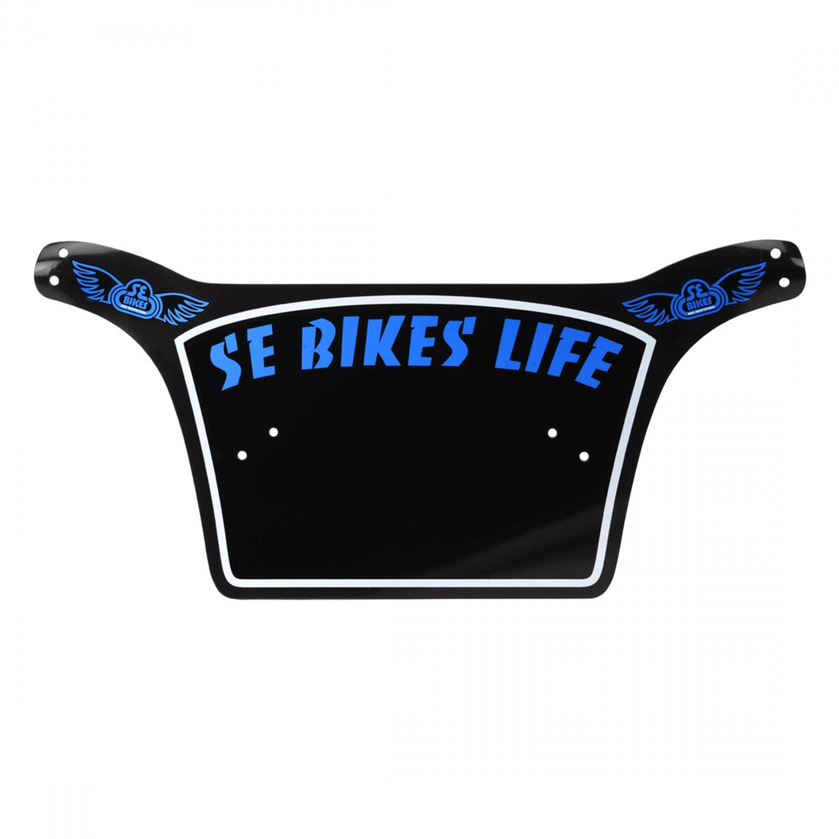 SE BIKES NUMBER PLATE SE BIKES LIFE BK/WH/BU - SE BIKES
