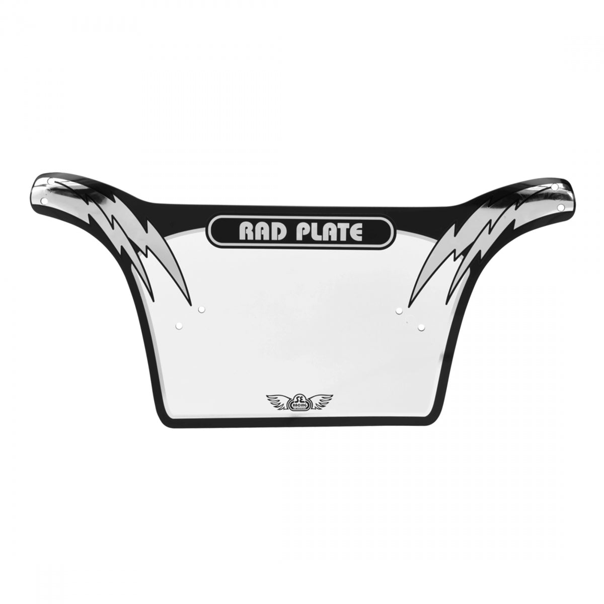 SE BIKES NUMBER PLATE SE BIKES RAD BK/SL - SE BIKES