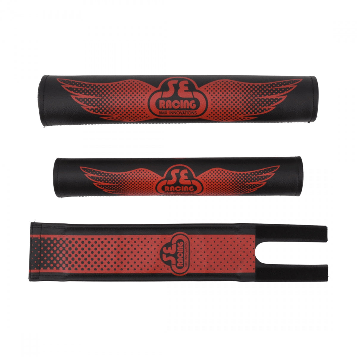 SE BIKES PAD SET SE BIKES WING FADE BK/RD - SE BIKES