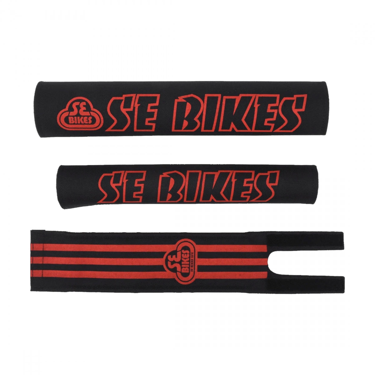 SE BIKES PAD SET SE BIKES BK/RD - SE BIKES
