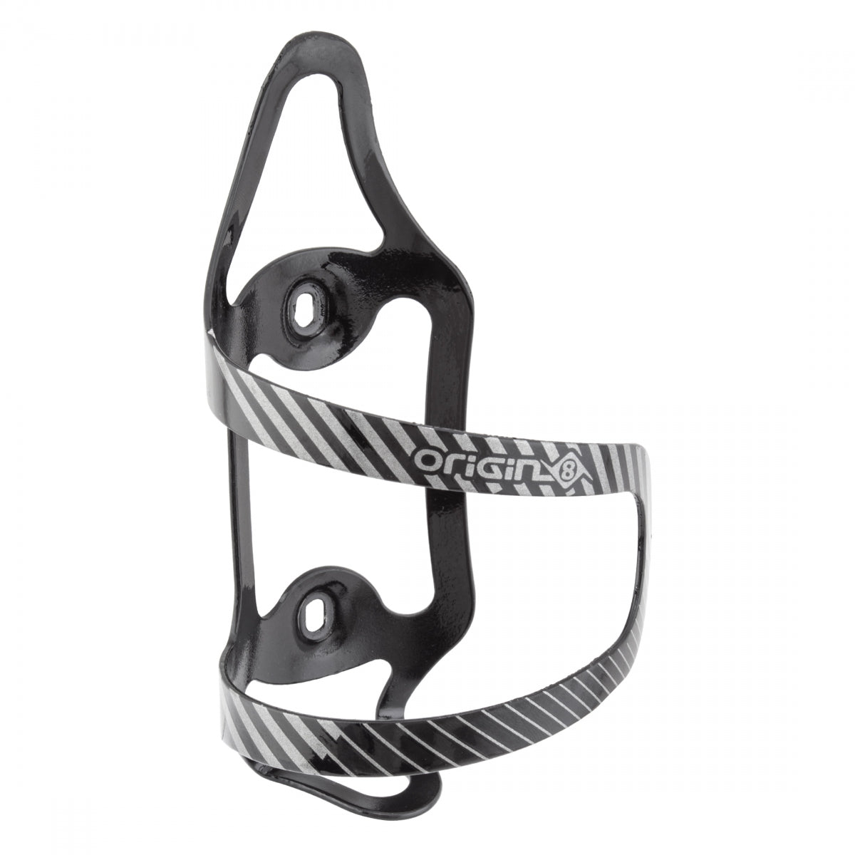 ORIGIN8 BOTTLE CAGE OR8 ALLOY KLUTCH RH BK/GY (L) - ORIGIN8