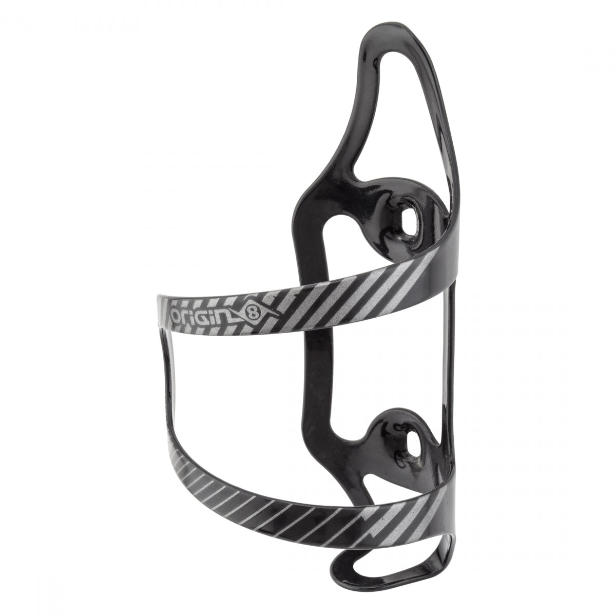 ORIGIN8 BOTTLE CAGE OR8 ALLOY KLUTCH LH BK/GY (L) - ORIGIN8
