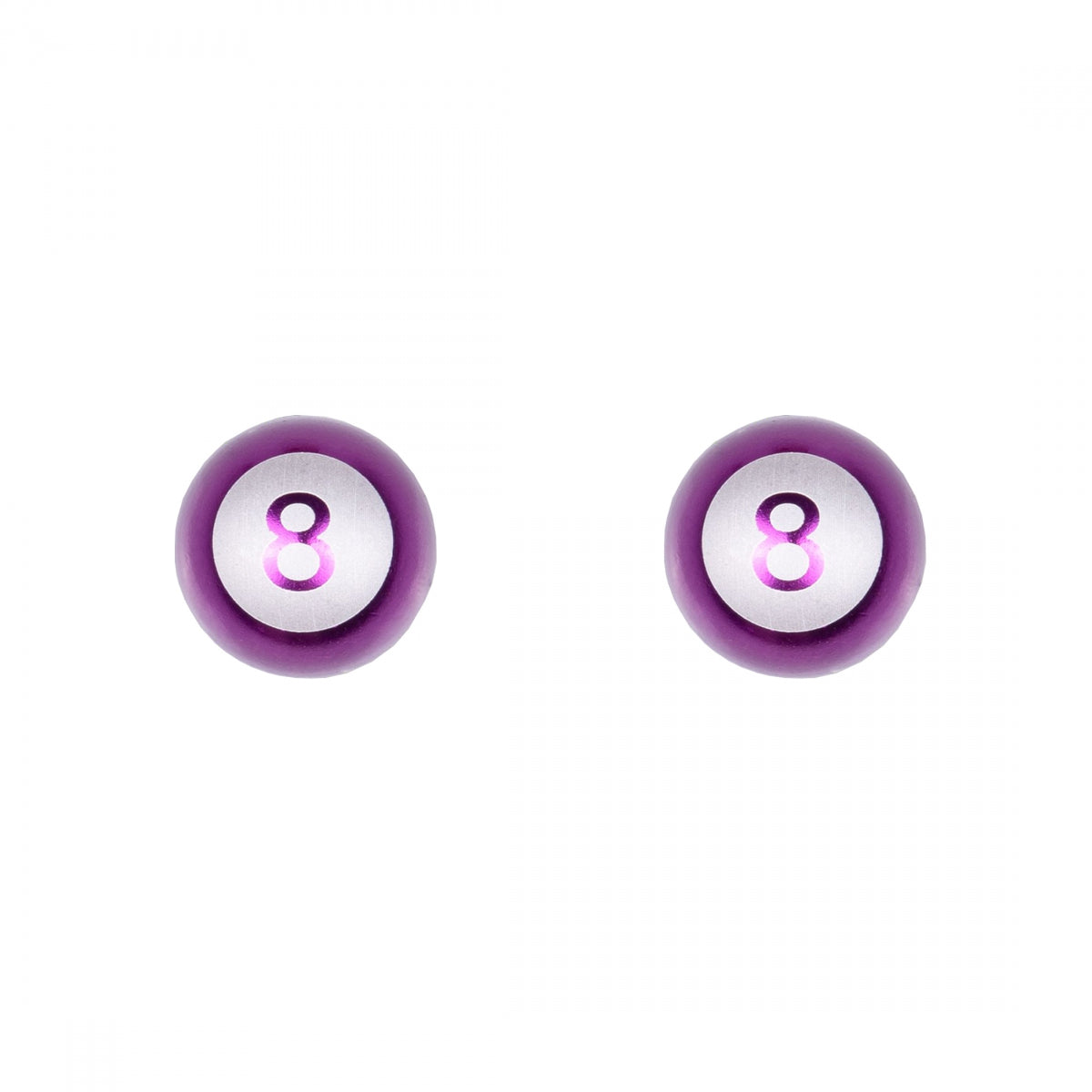 TRIK TOPZ VALVE CAPS TRIKTOPZ 8-BALL PU 1pr/PK - TRIK TOPZ