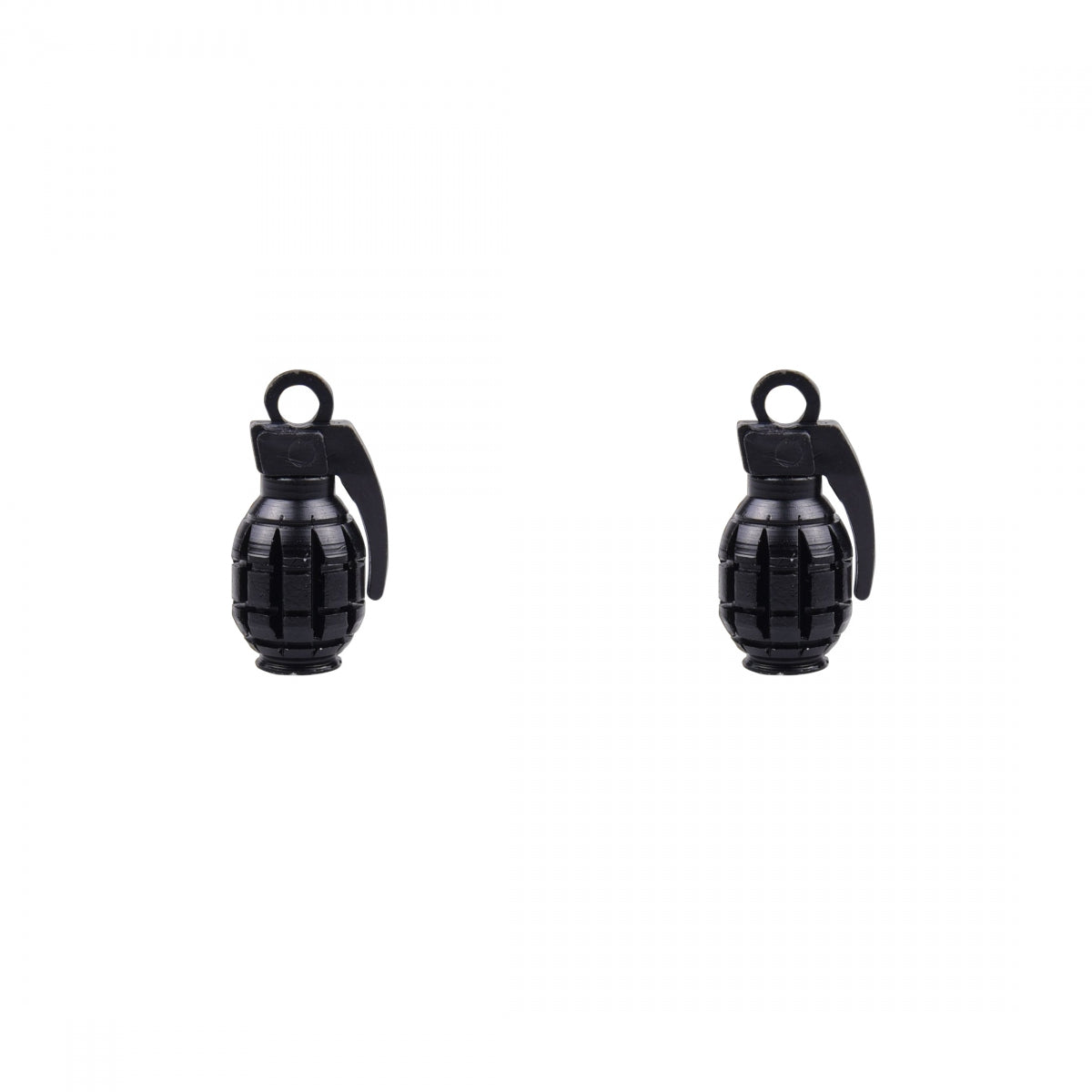 TRIK TOPZ VALVE CAPS TRIKTOPZ GRENADE BK 1pr/PK - TRIK TOPZ