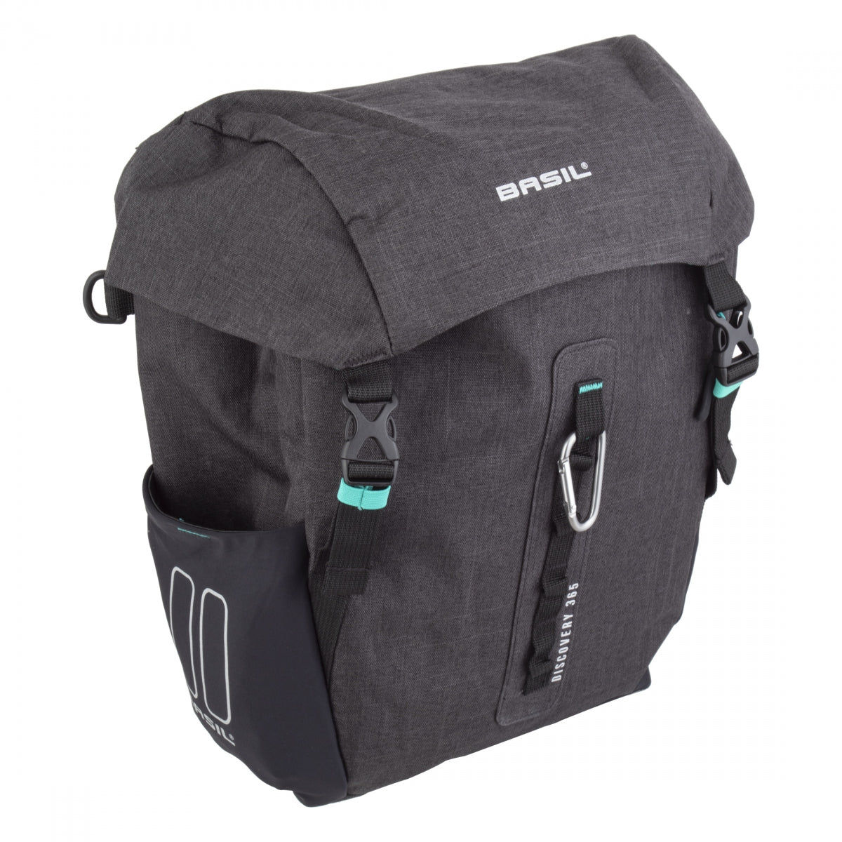 BASIL BAG BASIL PANNIER DISCOVERY 365D M SINGLE HOOK-ON BK - BASIL