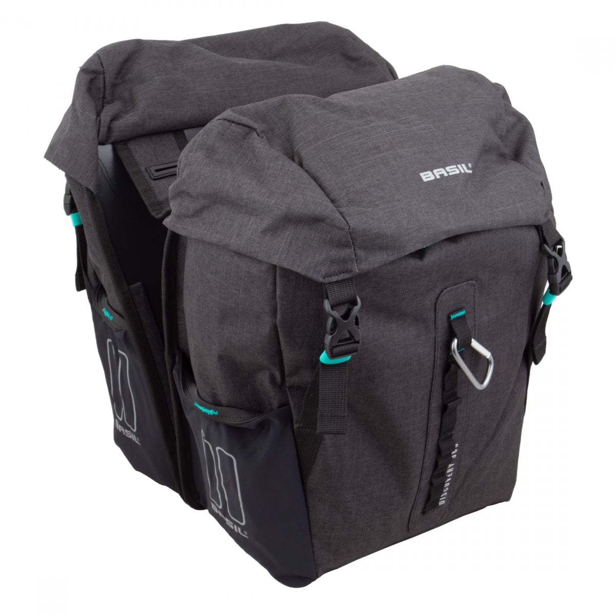 BASIL BAG BASIL PANNIER DISCOVERY 365D M DOUBLE UBS BK - BASIL