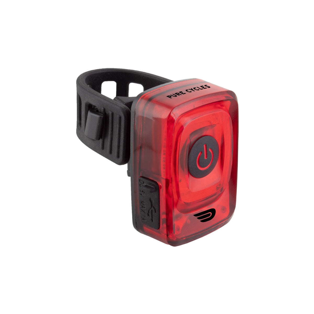 PURE CYCLES LIGHT PURE Rear CITY CUBE USB LED BK - PURE CYCLES