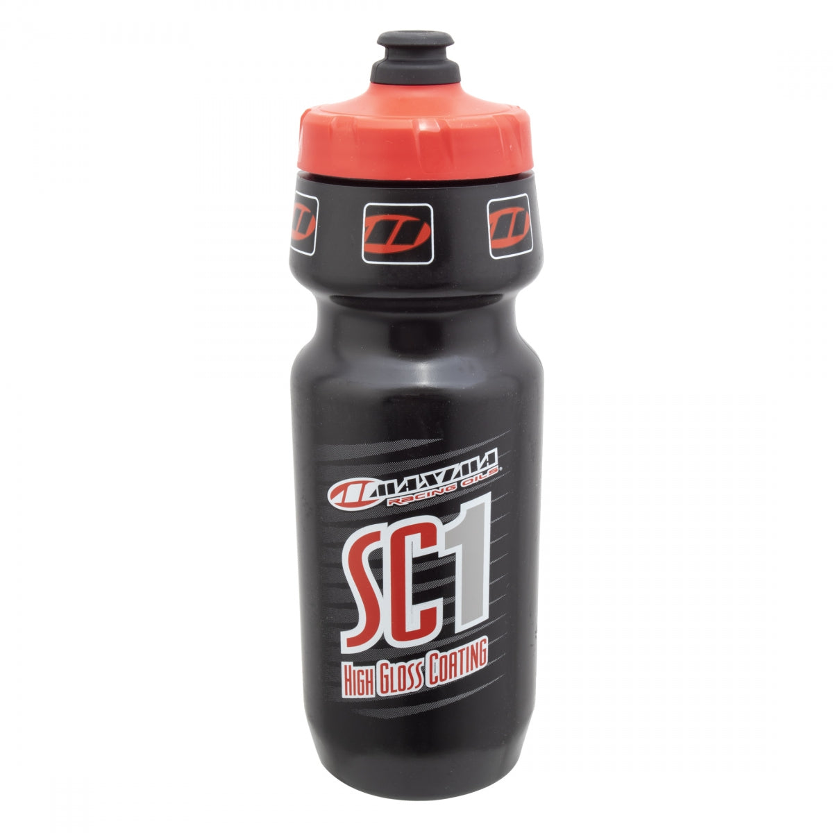 MAXIMA RACING OIL BOTTLE MAXIMA SC1 24oz BK/RD - MAXIMA RACING OIL
