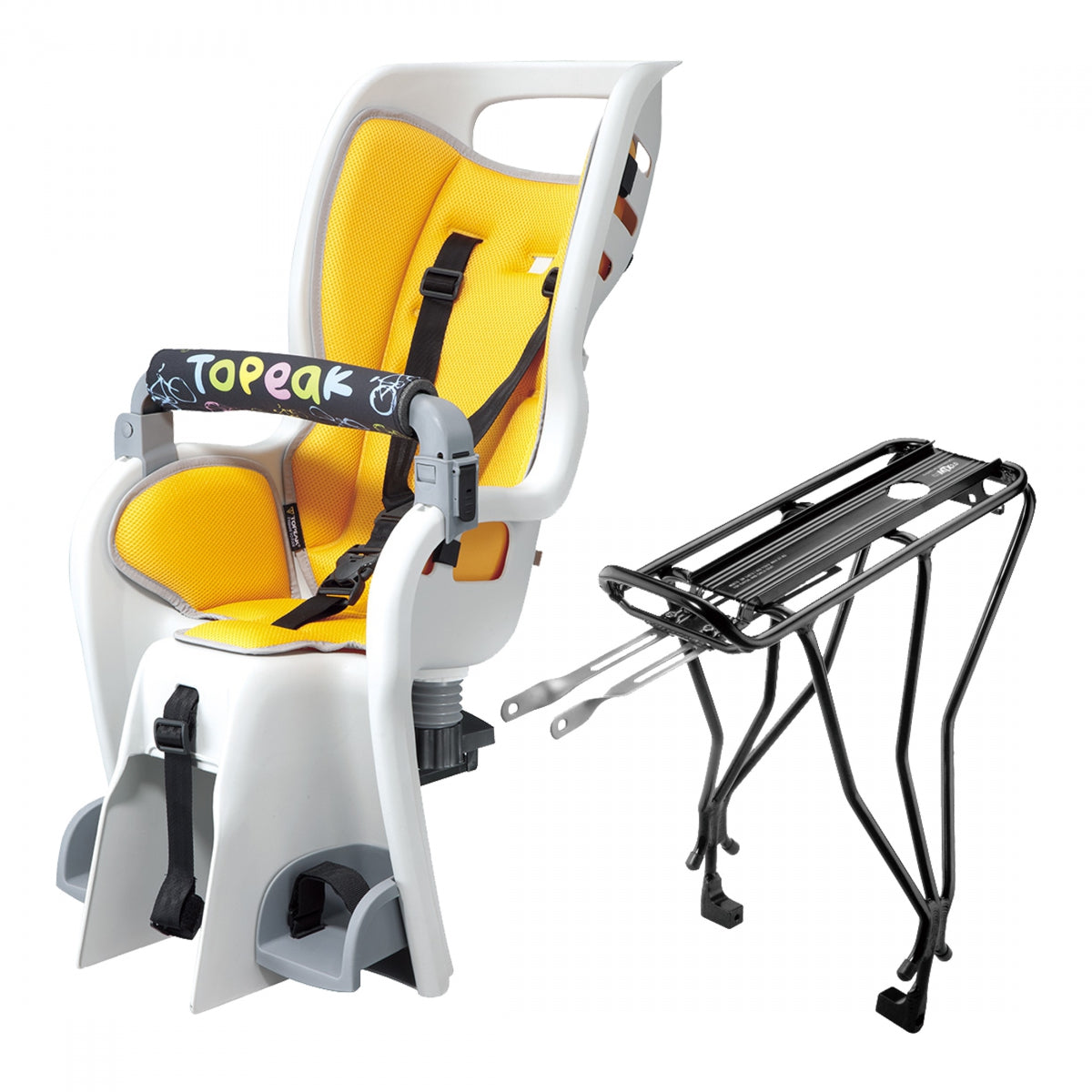 TOPEAK BABY SEAT TOPEAK BABYSEAT II w/DISC RACK MTX-1.0/2.0 - TOPEAK