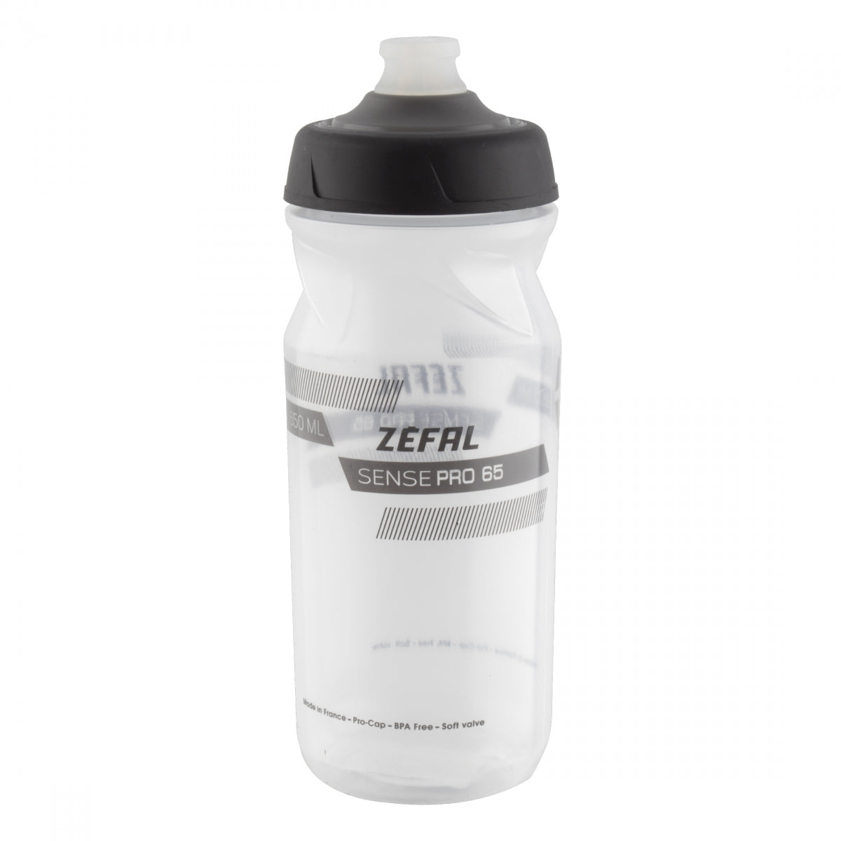 ZEFAL BOTTLE ZEFAL 22oz SENSE PRO 65 CLR/BK - ZEFAL