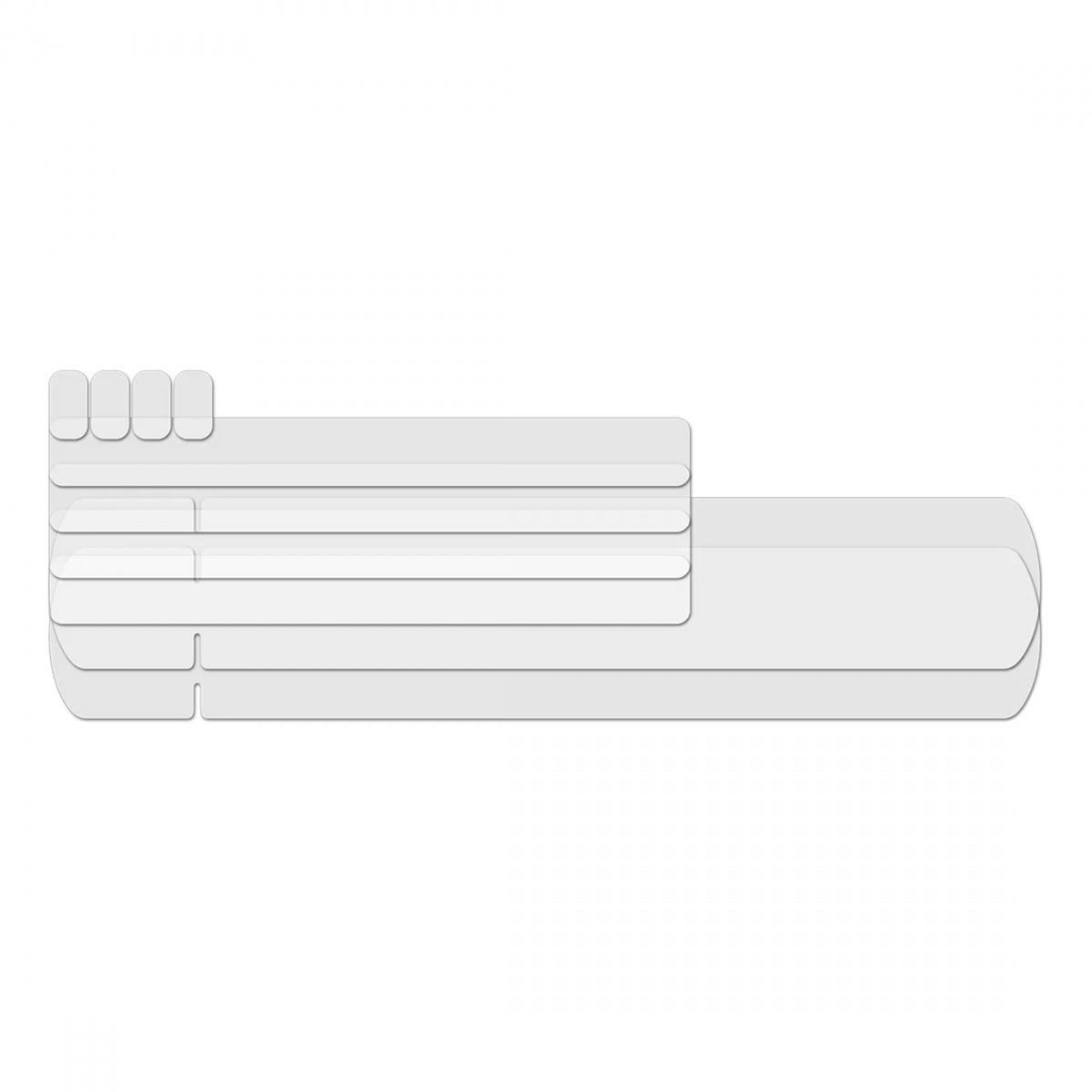 LIZARD SKINS FRAME GUARD LIZARD FRAME WRAP KIT CLEAR - LIZARD SKINS
