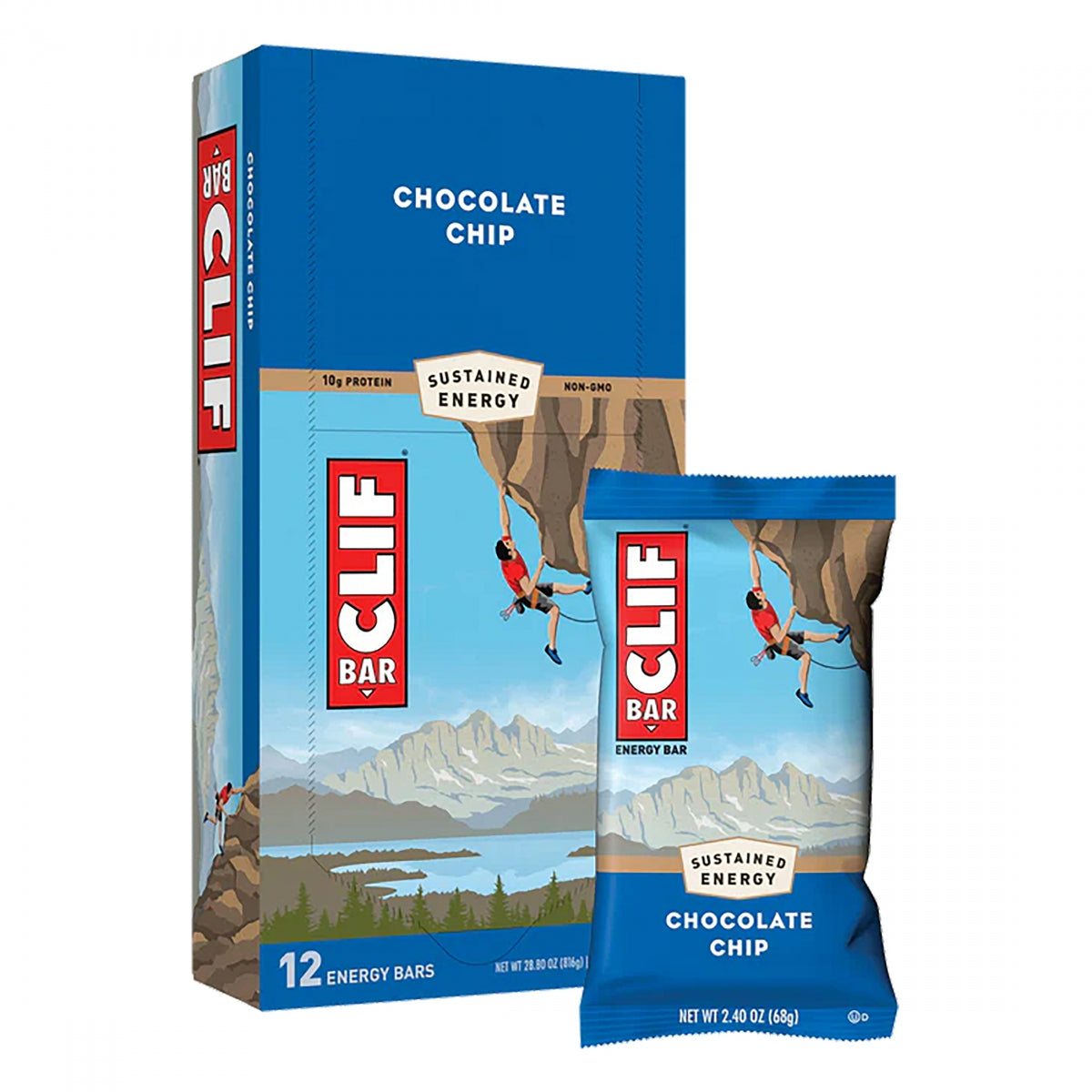 CLIFBAR FOOD CLF BAR CHOC CHP BXof12 - CLIFBAR