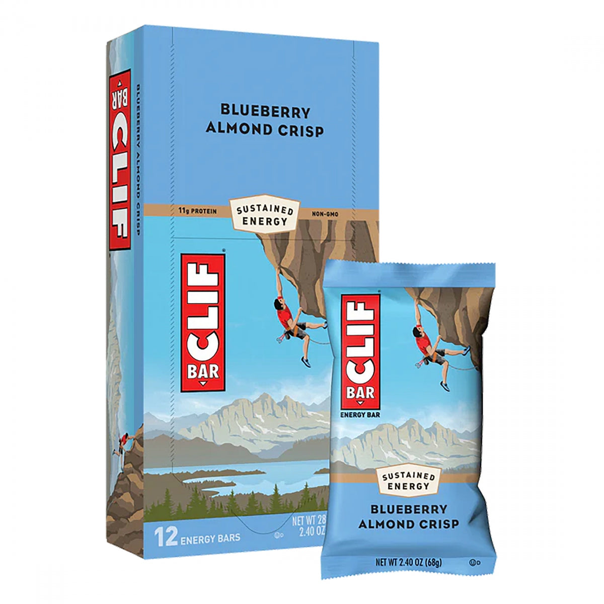 CLIFBAR FOOD CLF BAR B-BERY ALMD CRSP BXof12 - CLIFBAR