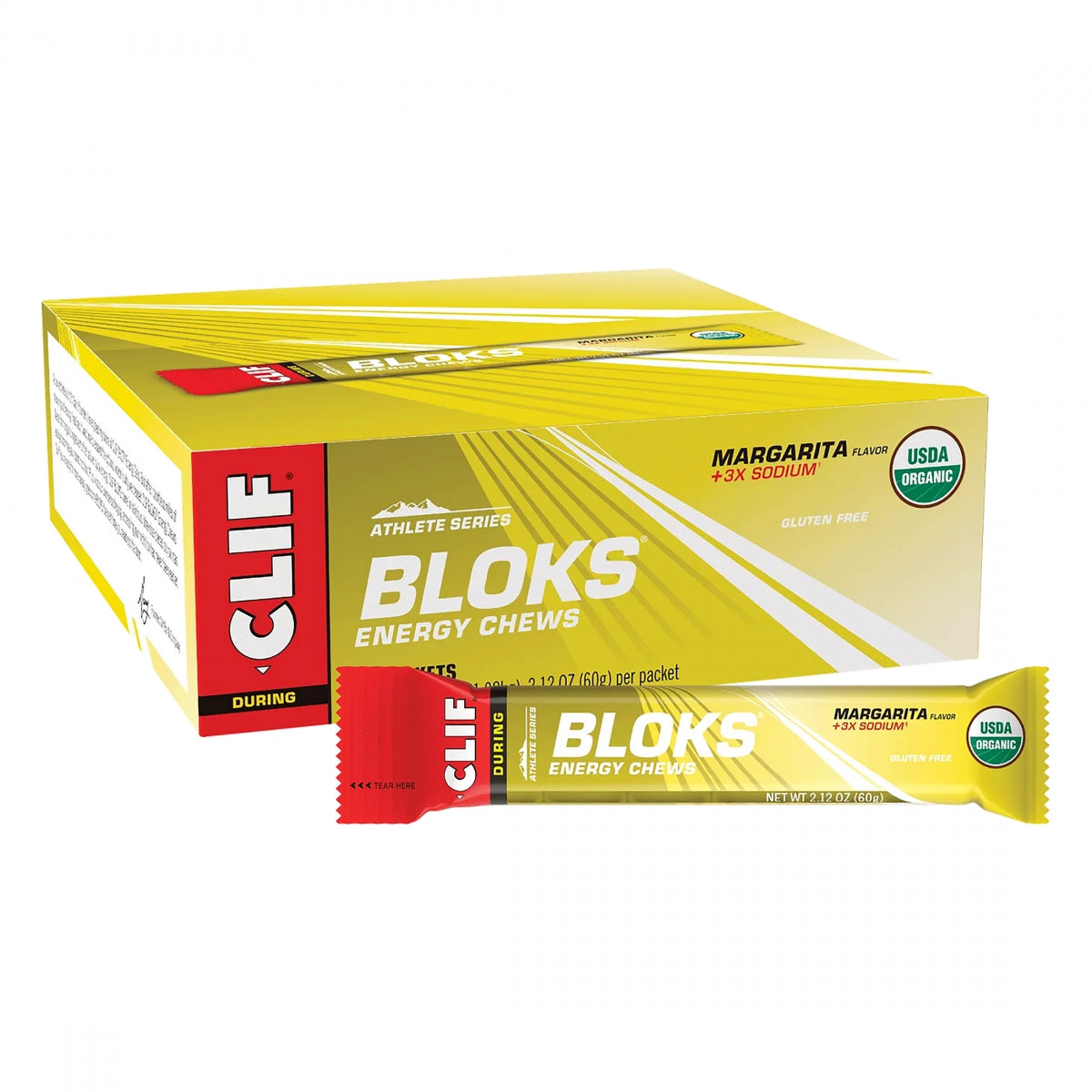 CLIFBAR FOOD CLF BLOK MARGARITA w/SALT BXof18 - CLIFBAR
