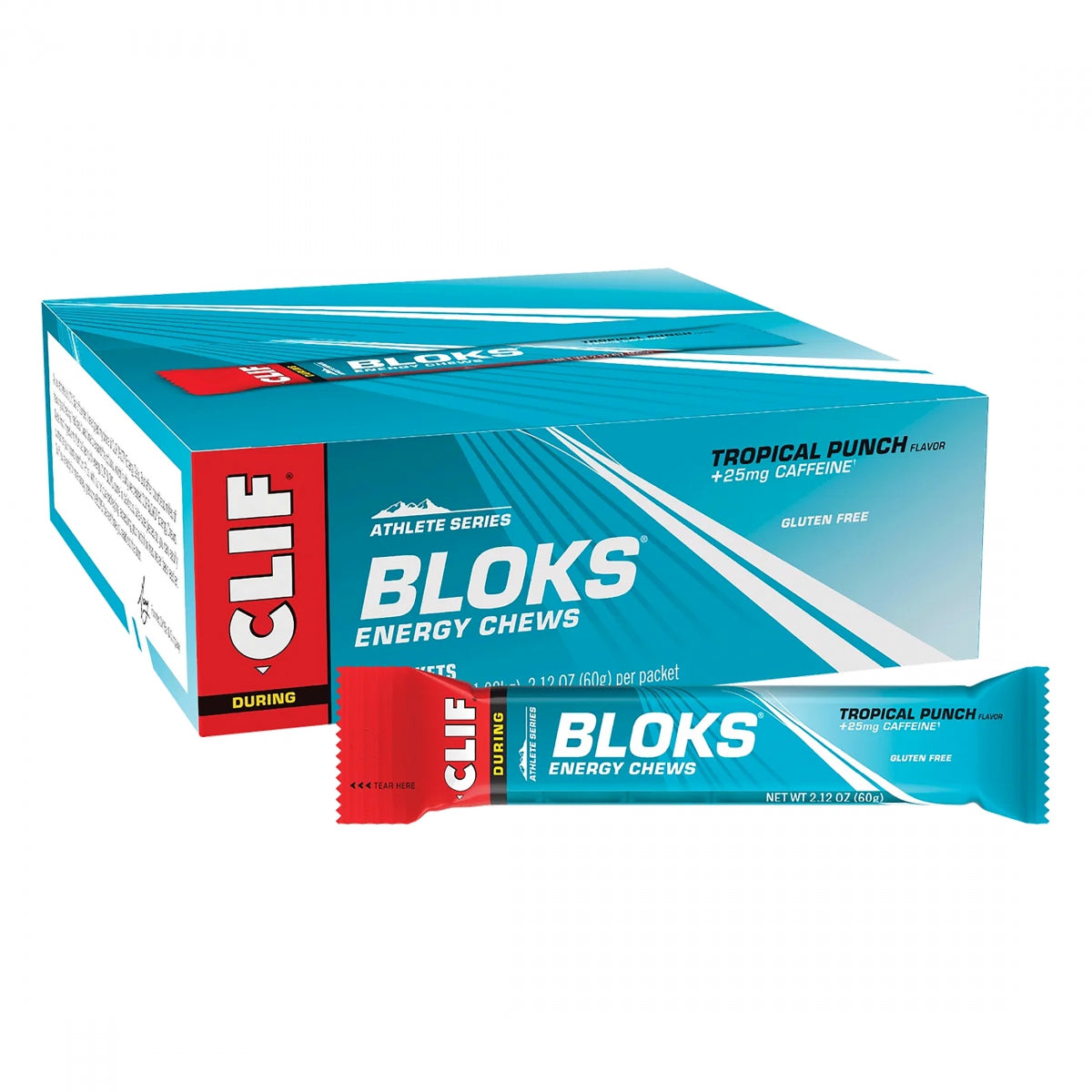 CLIFBAR FOOD CLF BLOK TROP PUNCH BXof18 - CLIFBAR