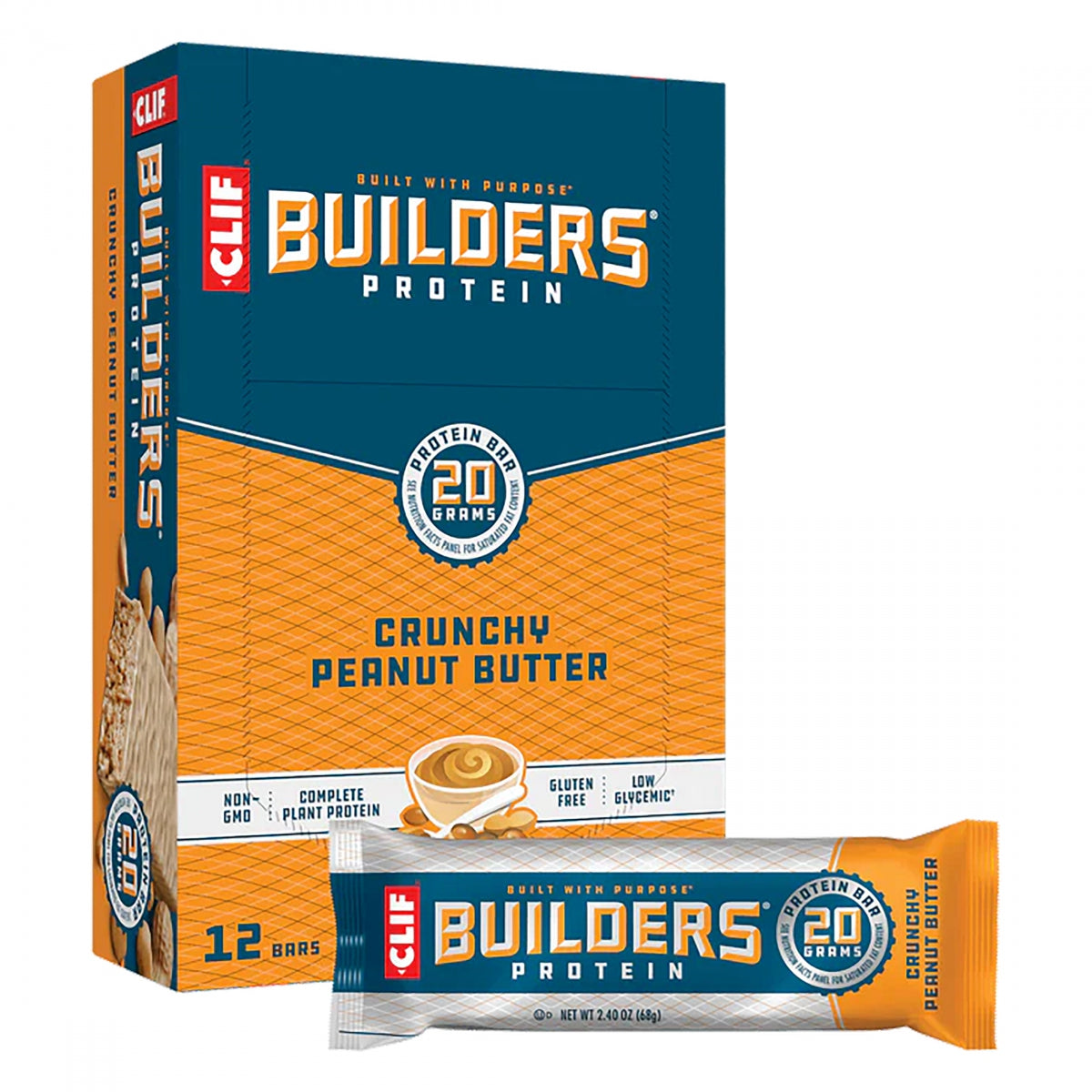 CLIFBAR FOOD CLF BUILDERS BAR CHOC PNUT BUTTER BXof12 - CLIFBAR