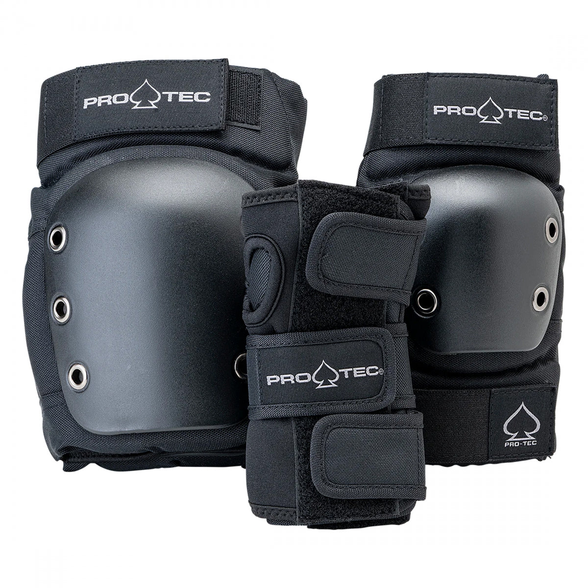 PROTEC PAD SET PROTEC STREET JR ELBO/KNE/WRST Y-SM BK - PROTEC
