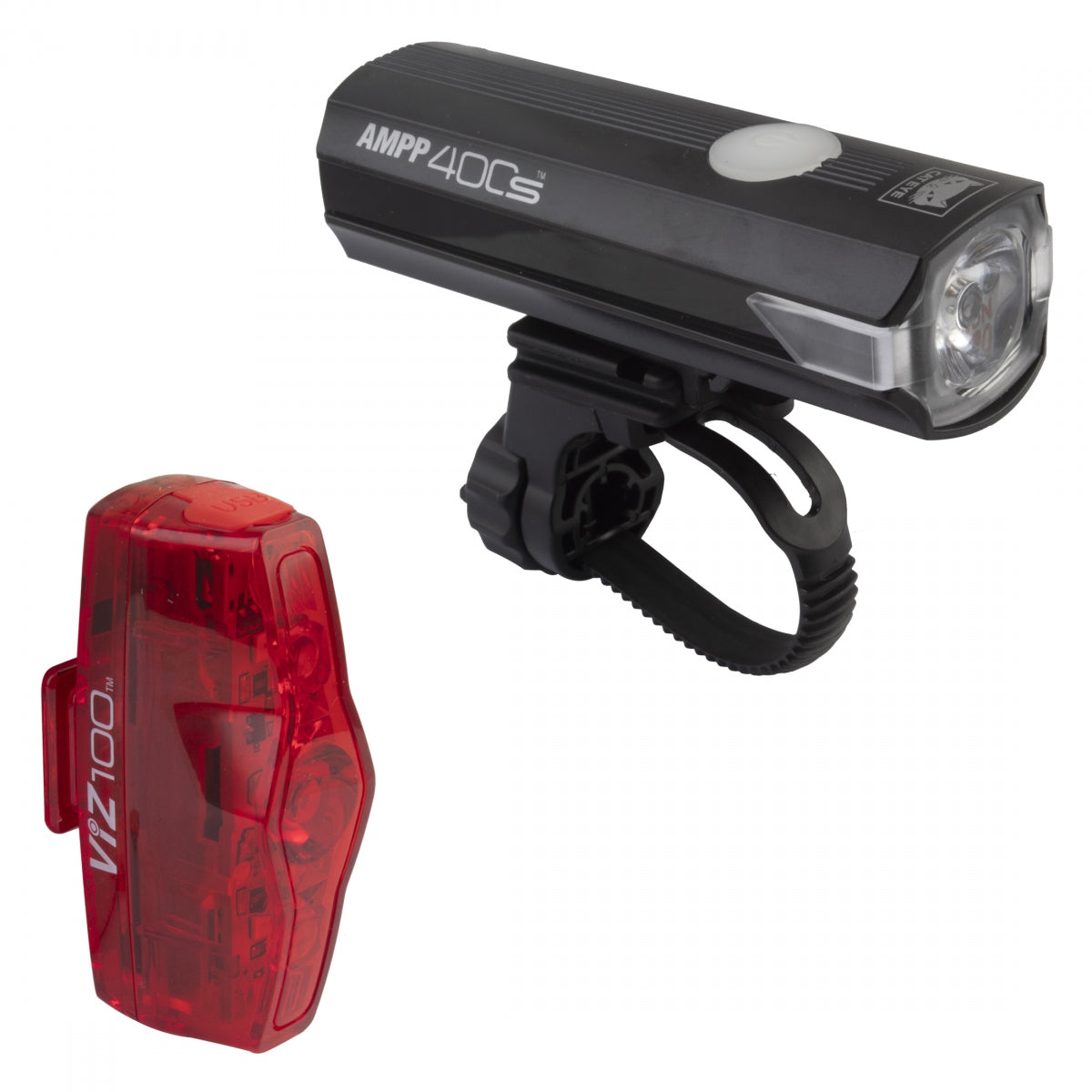 CATEYE LIGHT CATEYE HL-EL084S TL-LD800NB AMPP400S/VIZ100 COMBO BK - CATEYE