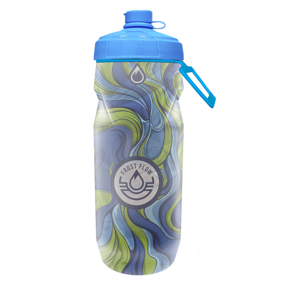 FROSTFLOW BOTTLE FROSTFLOW INSULATED 20oz PSYCHEDELIC-SWIRL BU - FROSTFLOW