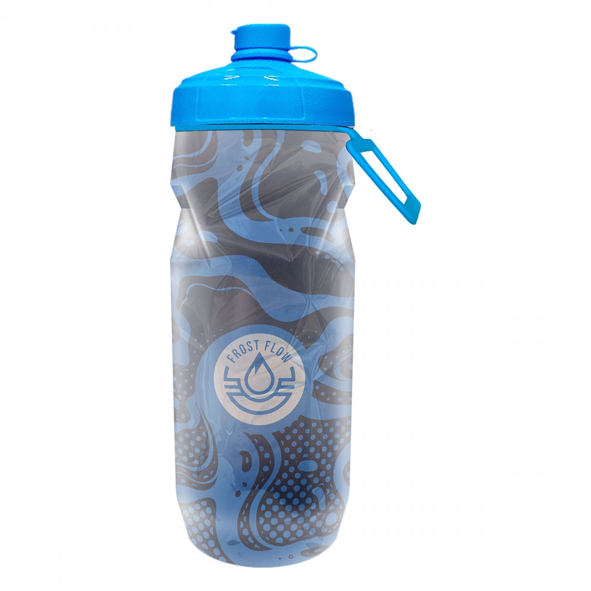 FROSTFLOW BOTTLE FROSTFLOW INSULATED 20oz ABSTRACT-WAVE BU - FROSTFLOW