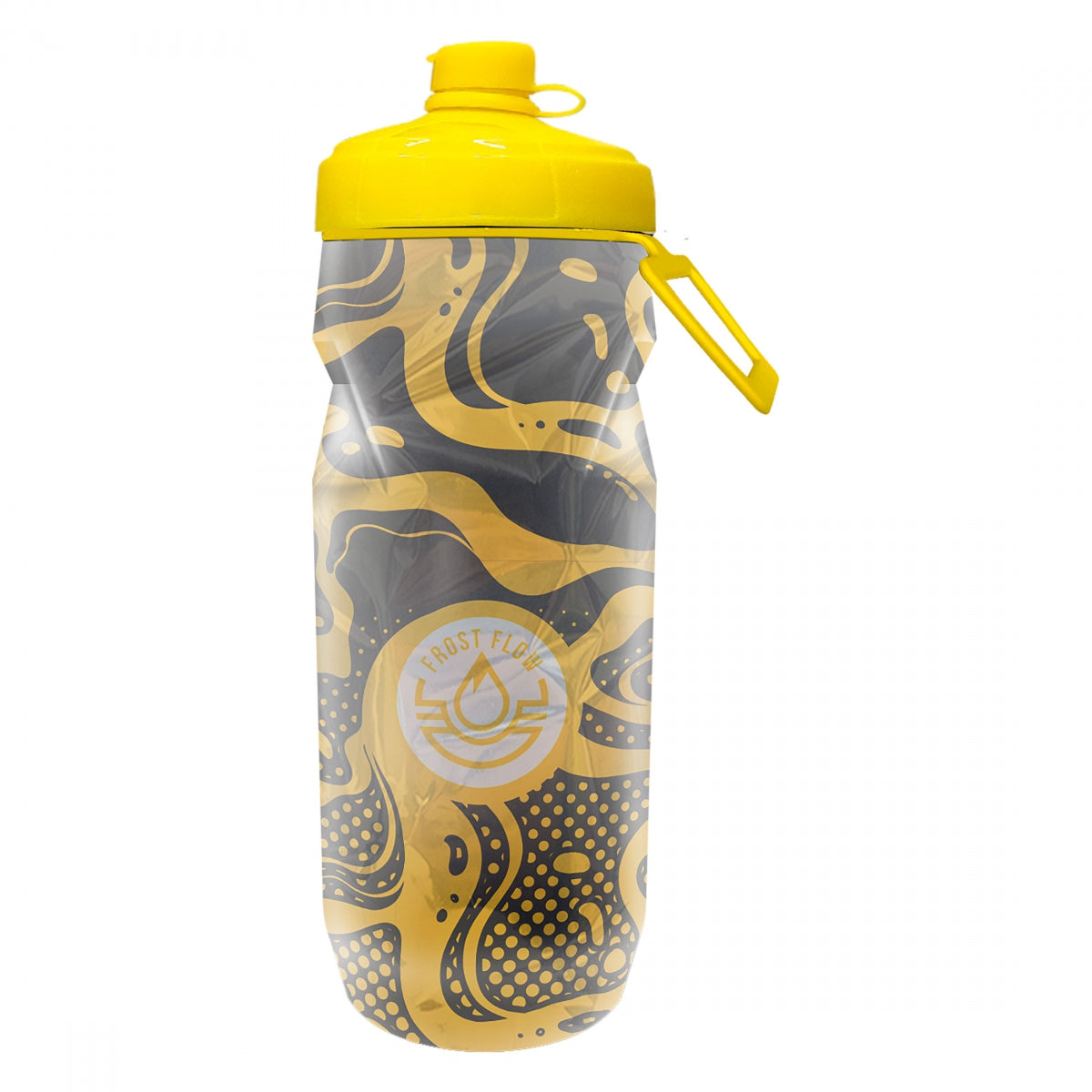 FROSTFLOW BOTTLE FROSTFLOW INSULATED 20oz ABSTRACT-WAVE YL - FROSTFLOW