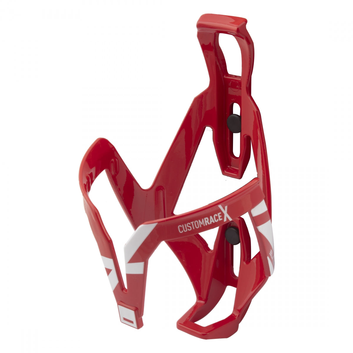 ELITE BOTTLE CAGE ELITE CUSTOM RACE X GLOSS-RD/WH - ELITE