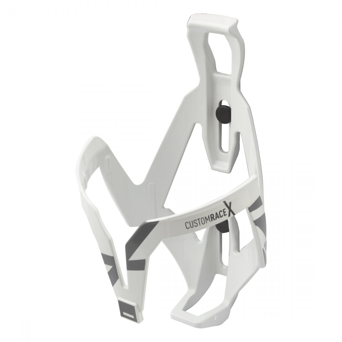 ELITE BOTTLE CAGE ELITE CUSTOM RACE X GLOSS-WH/GY - ELITE