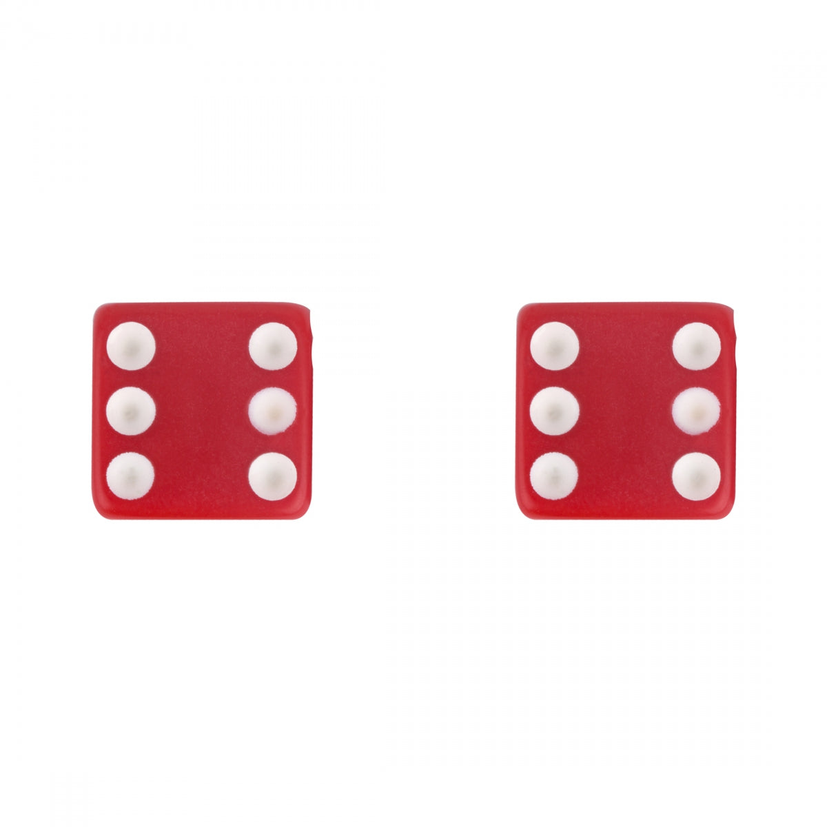 TRIK TOPZ VALVE CAPS TRIKTOPZ DICE-RED 1pr/PK - TRIK TOPZ