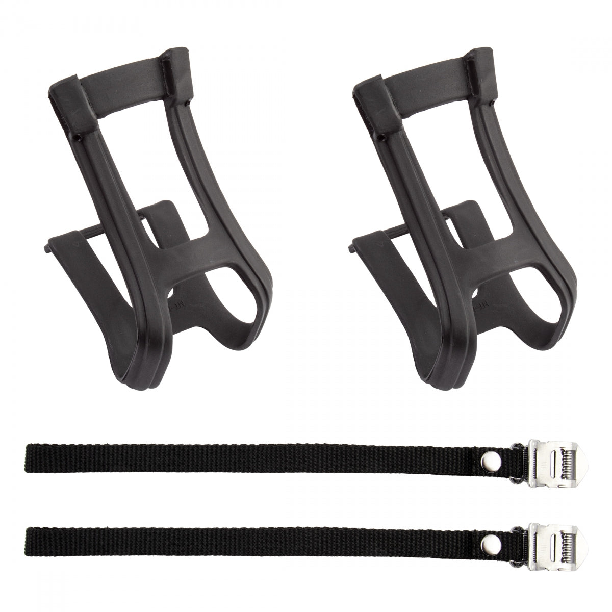 SUNLITE TOE CLIPS SUNLT MTB W/STRAPS MED - SUNLITE
