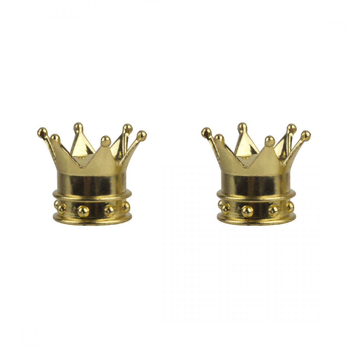 TRIK TOPZ VALVE CAPS TRIKTOPZ CROWN GLD 1pr/PK - TRIK TOPZ