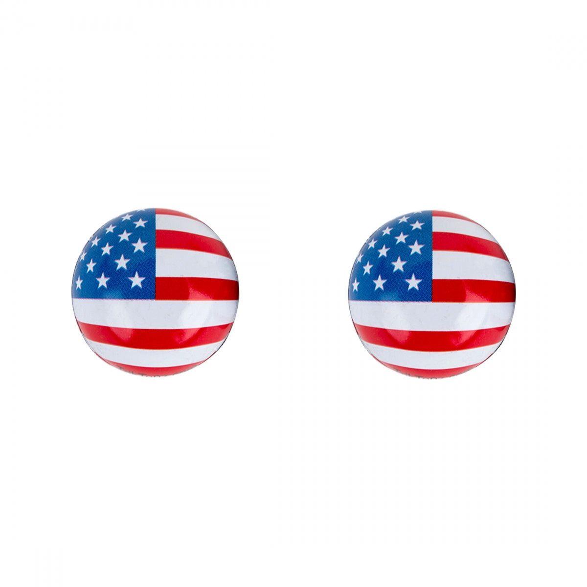 TRIK TOPZ VALVE CAPS TRIKTOPZ FLAG-USA 1pr/PK - TRIK TOPZ