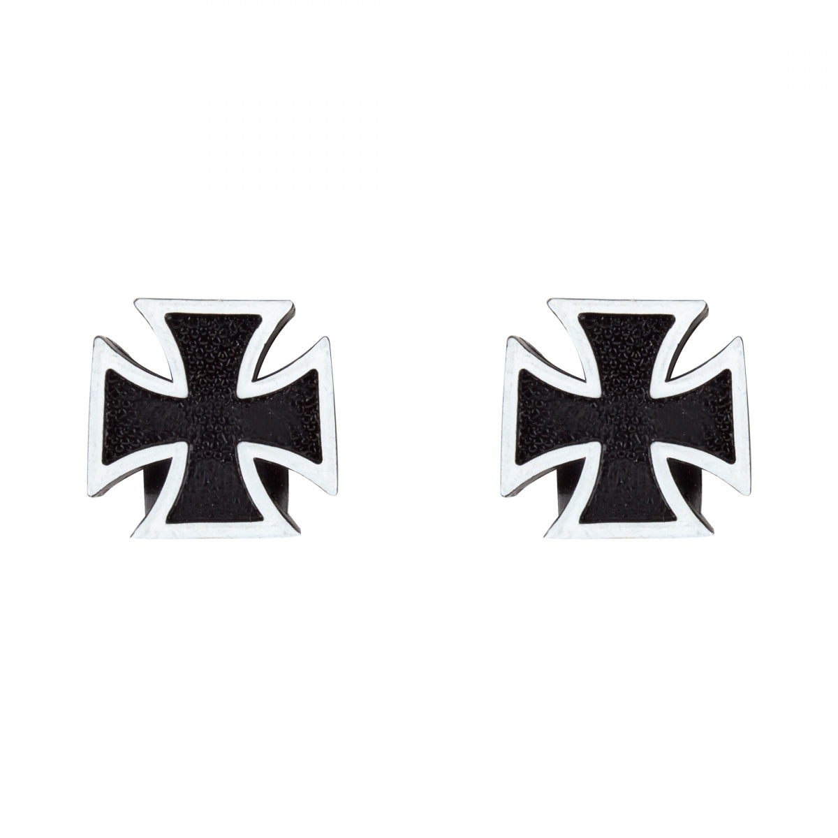 TRIK TOPZ VALVE CAPS TRIKTOPZ IRON-CROSS Black 1pr/PK - TRIK TOPZ