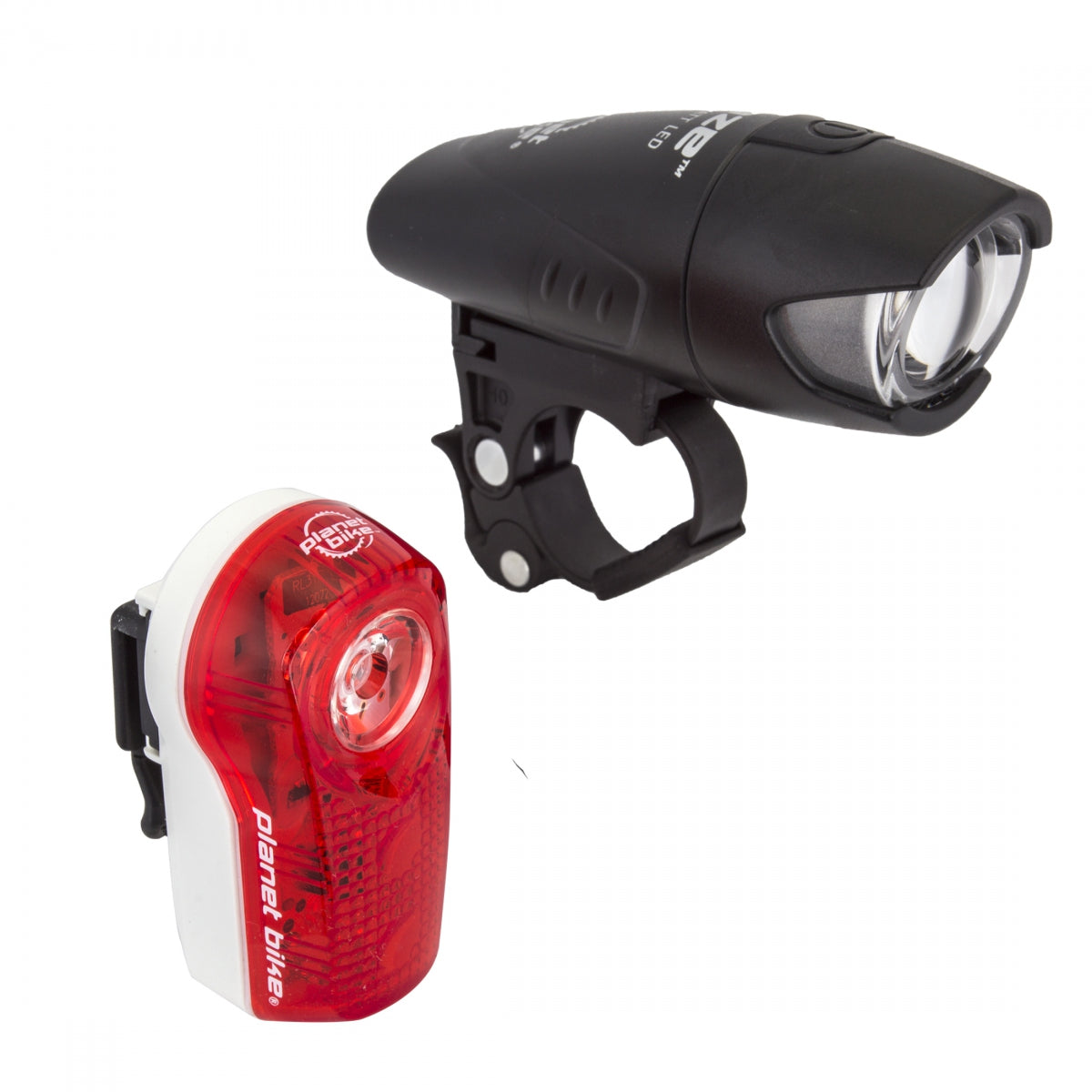 PLANET BIKE LIGHT PB COMBO BLAZE SUPER FLASH F&R - PLANET BIKE