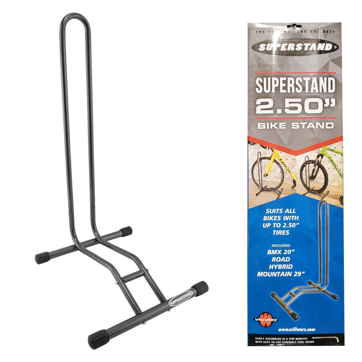 WILLWORX DISPLAY STAND WILLWORX SUPERSTAND FLAT-P ACK RETAIL PACKAGING - WILLWORX