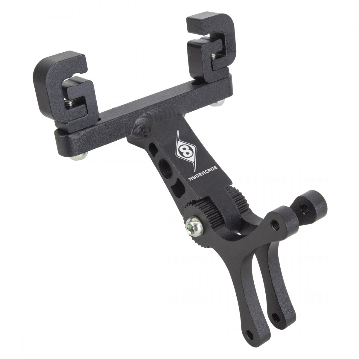 ORIGIN8 BOTTLE CAGE OR8 HYDRORAIL DUAL CAGE SADDLE MOUNT ALY Black - ORIGIN8
