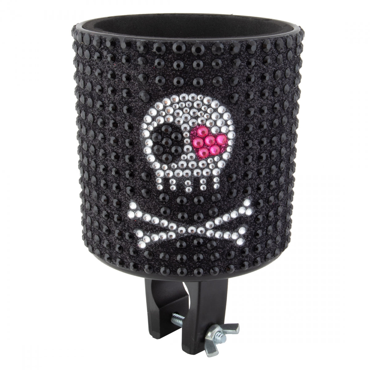 CRUISER CANDY DRINK HOLDER C-CANDY RHINESTONE SKULL - CRUISER CANDY