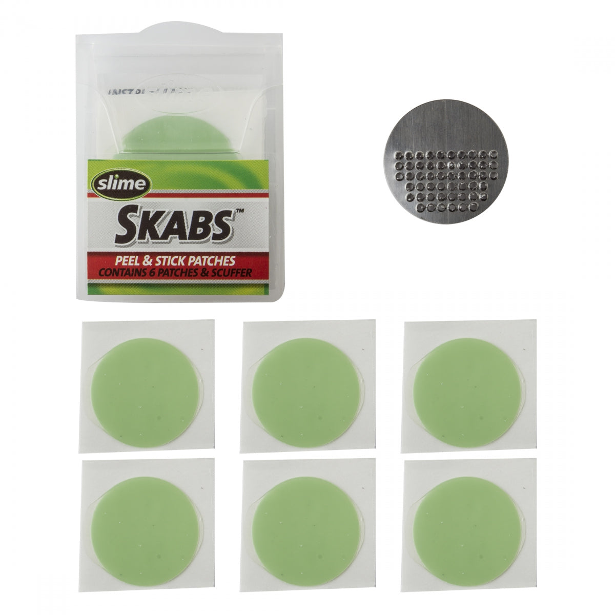 SLIME PATCH KIT SLIME SKABS GLUELESS CARDED - SLIME