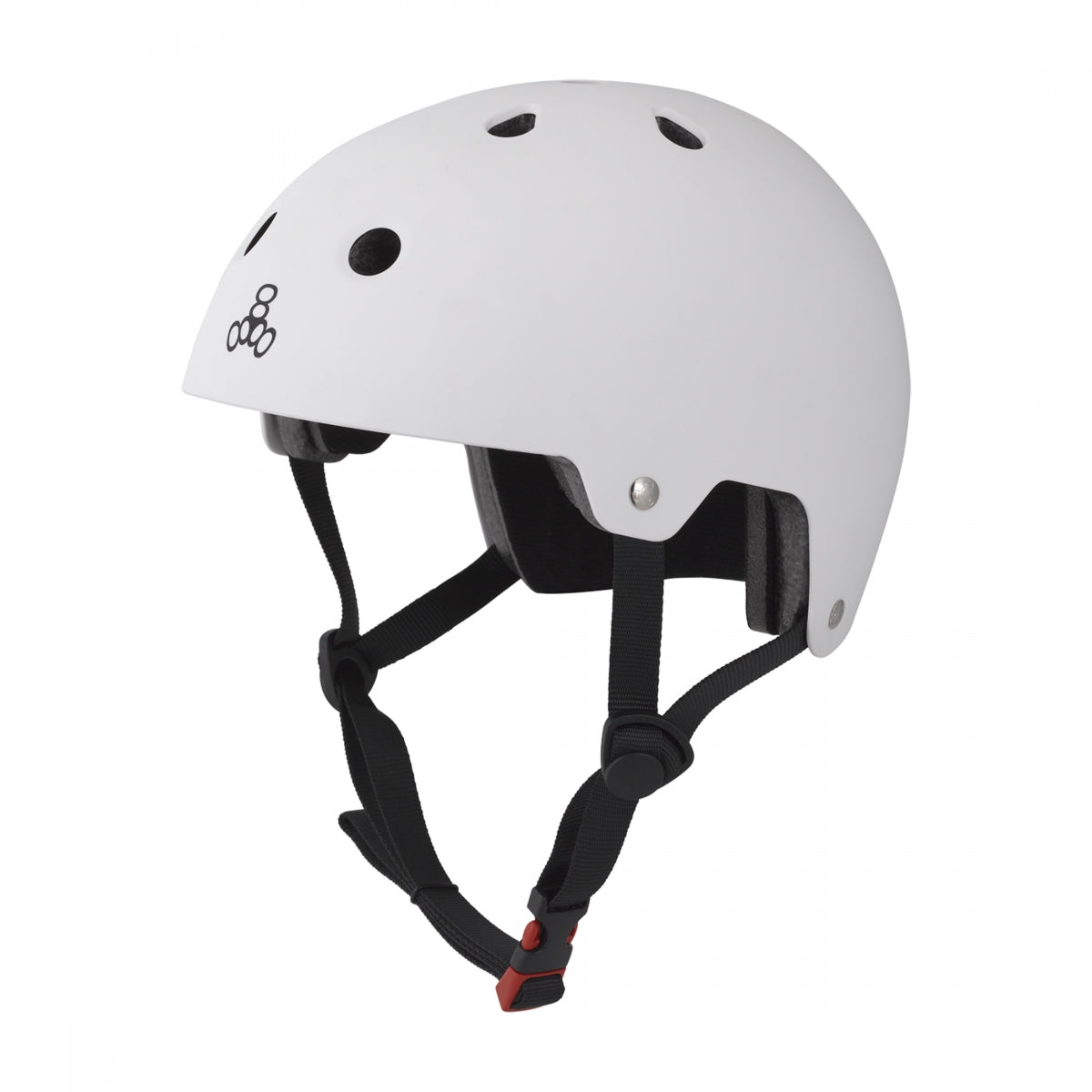 TRIPLE EIGHT HELMET TRIPLE8 DUAL CERT w/EPS LG-XL WH - TRIPLE EIGHT