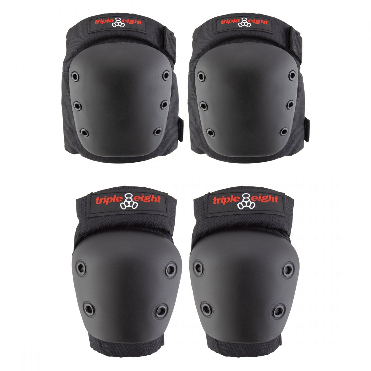 TRIPLE EIGHT PAD SET TRIPLE8 STREET-2 ELBOW/KNEE LG - TRIPLE EIGHT