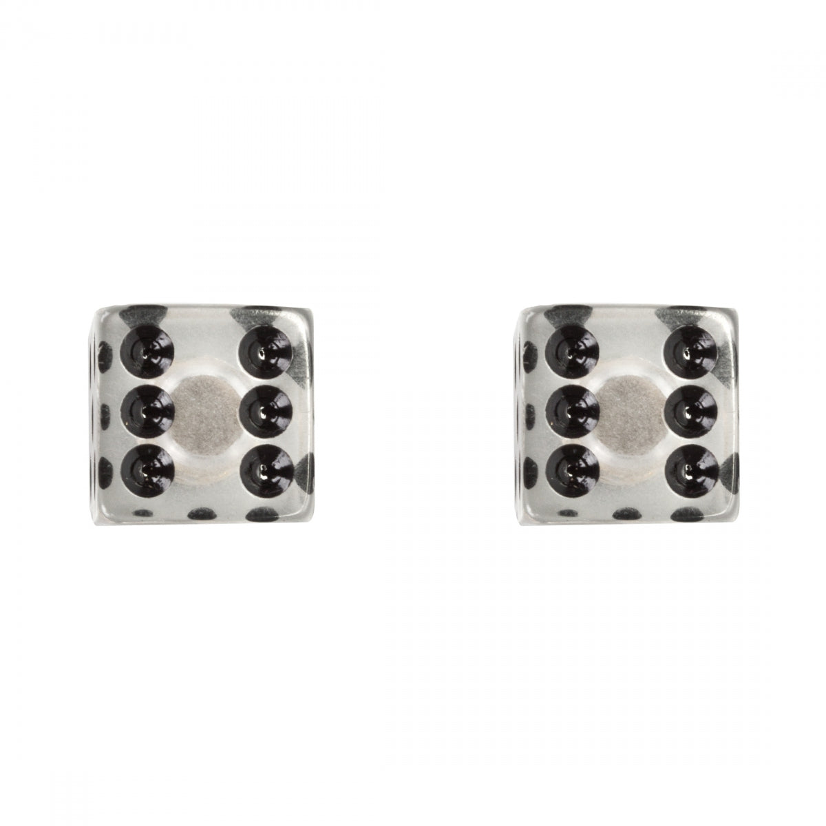 TRIK TOPZ VALVE CAPS TRIKTOPZ DICE CLR 1pr/PK - TRIK TOPZ
