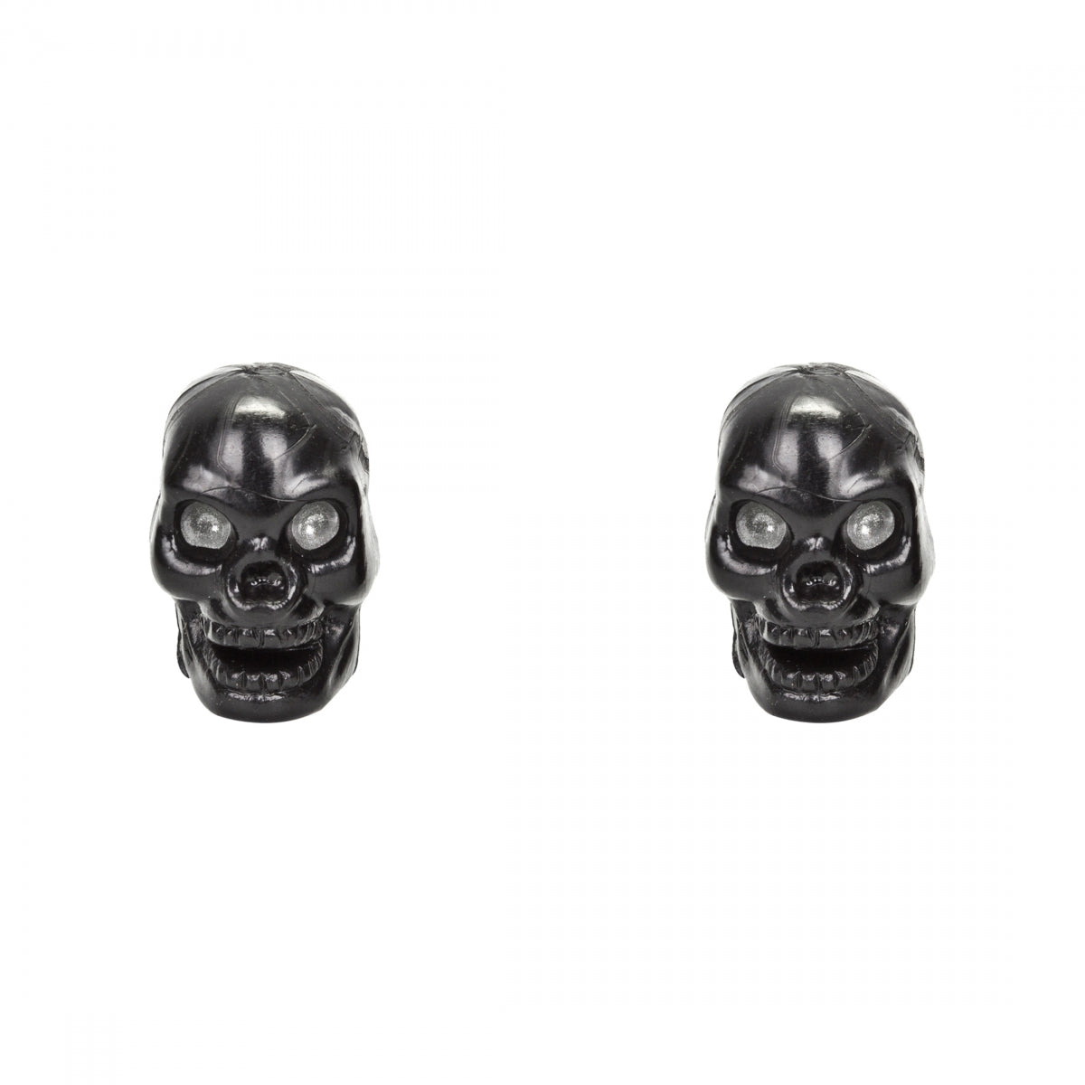 TRIK TOPZ VALVE CAPS TRIKTOPZ SKULL ONLY BK 1pr/PK - TRIK TOPZ