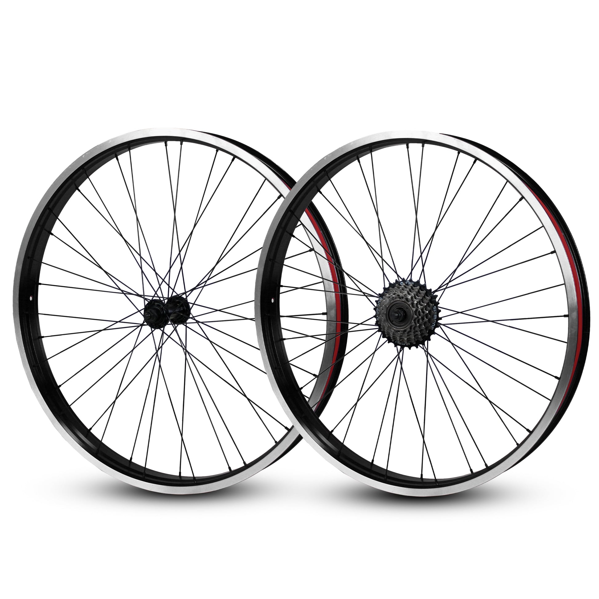 26"x57mm 7s Wheelset - Multi Colors available at 5150bmx.com