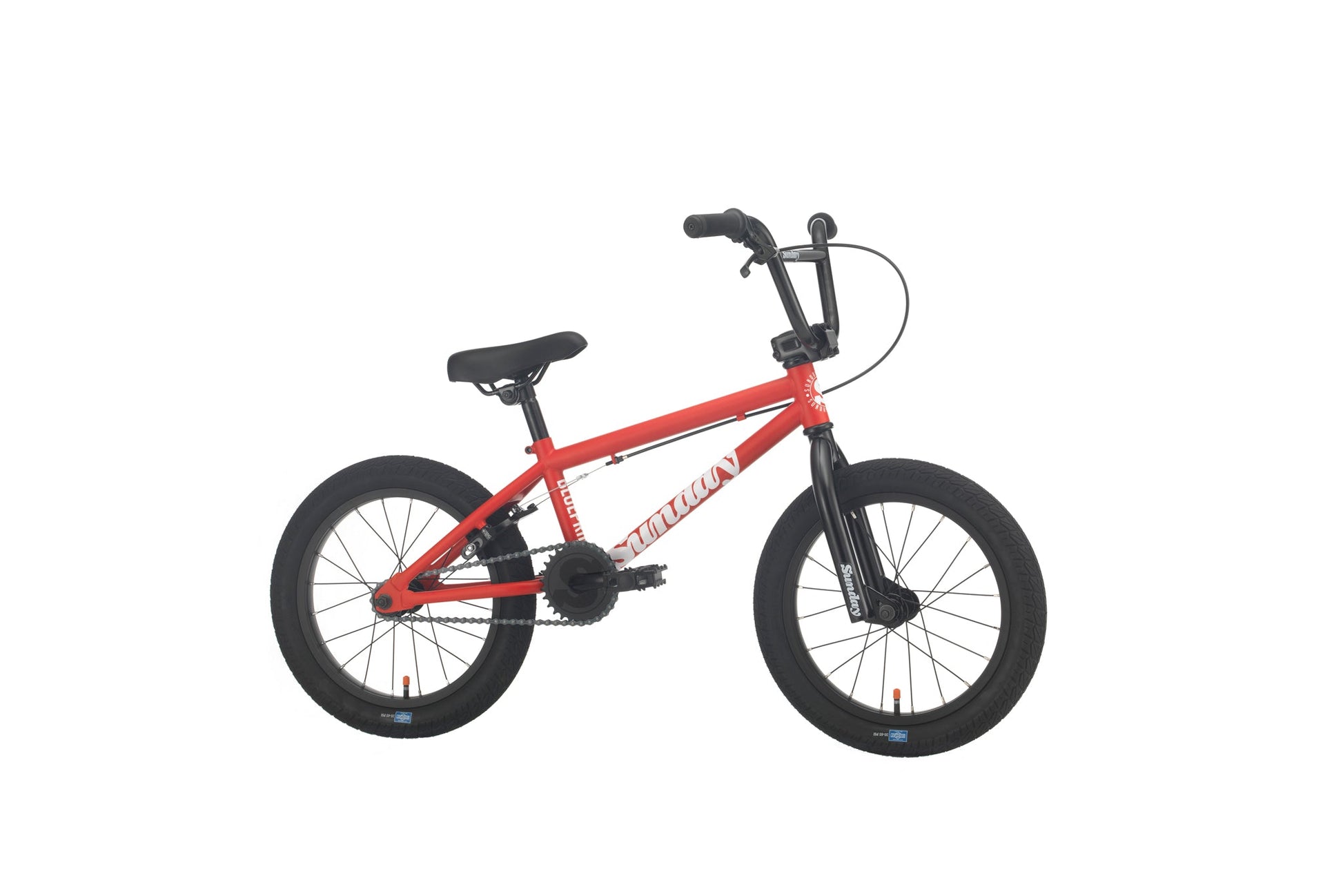 2021 Sunday Blueprint 16" (Matte Red with 15.5" tt) available at 5150bmx.com