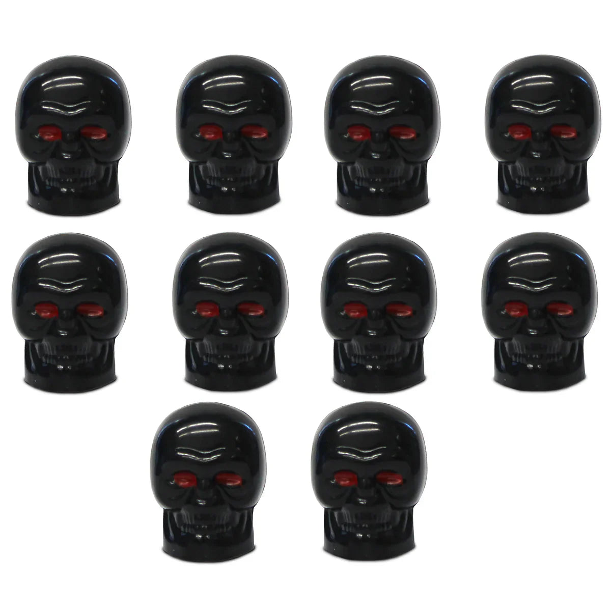 INNOVATIVE SPORTS VALVE CAPS SKULL 10 pack available at 5150bmx.com