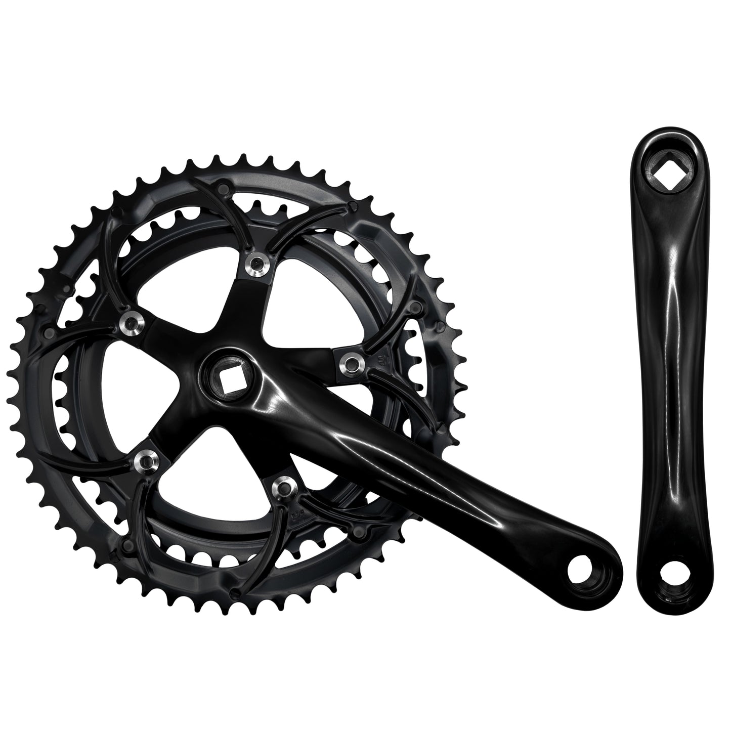 Crankset - Road 2 Gear 52/42 available at 5150bmx.com