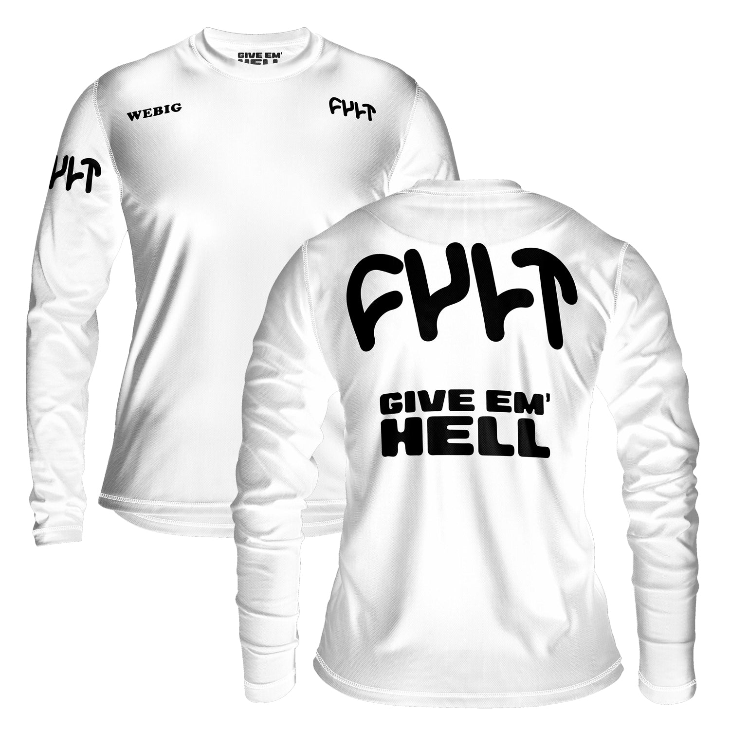 Cult x Webig Race Jersey / KIDS / white available at 5150bmx.com
